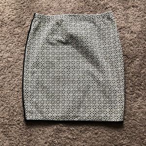 Black white super cute pencil skirt from TJ Maxx